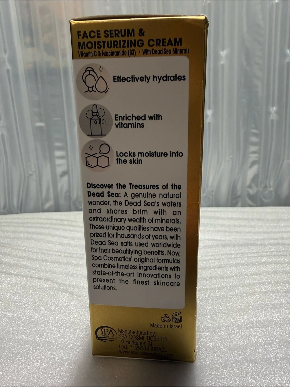 Spa Cosmetics  Vitamin C & Niacinamide B3 Skincare Set Cream & Serum New Sealed